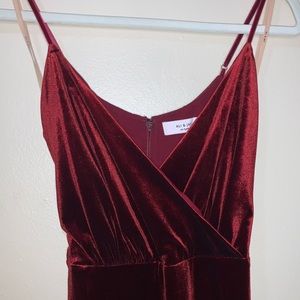 Ali & Jay velvet midi dress